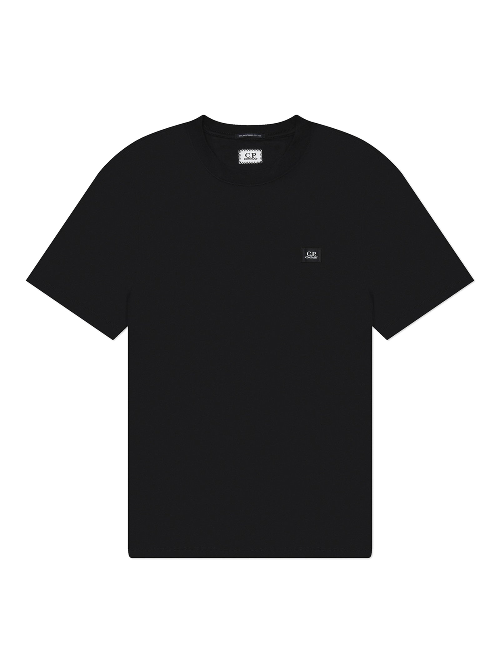Mercerized Jersey Logo Patch T-Shirt-1