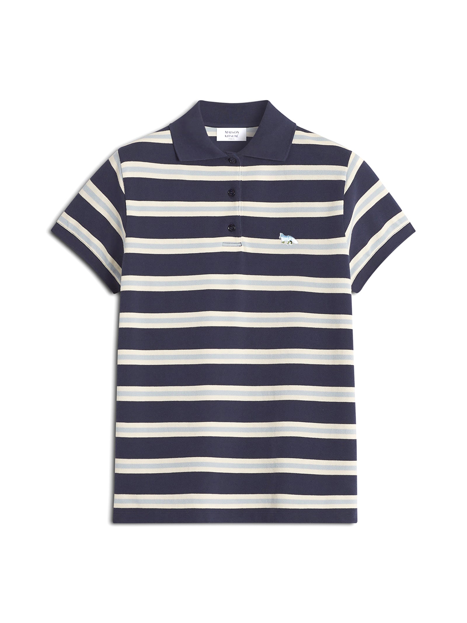 Baby Fox Patch Multi Stripes Polo-1
