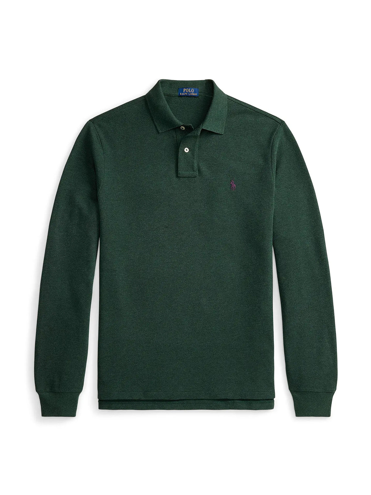 Polo Ralph Lauren Polo Piquet Maniche Lunghe Verdone-1