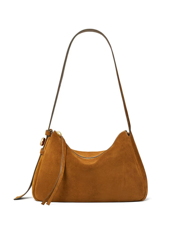 Romy Suede Shoulder Bag