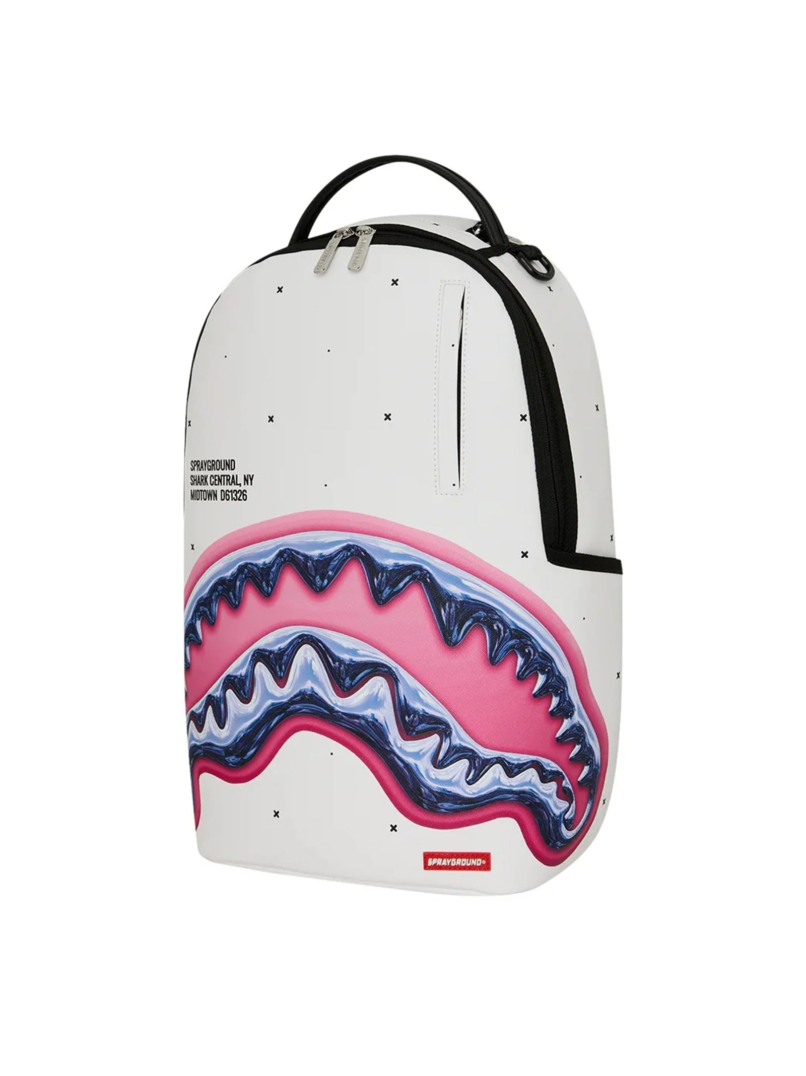 Sprayground Zaino Shark Central Liquid Chrome-3