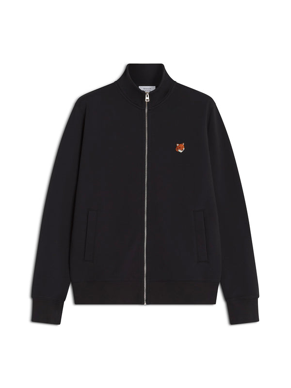 Maison Kitsune Fox Head Zipped Regular Sweatshirt Nera