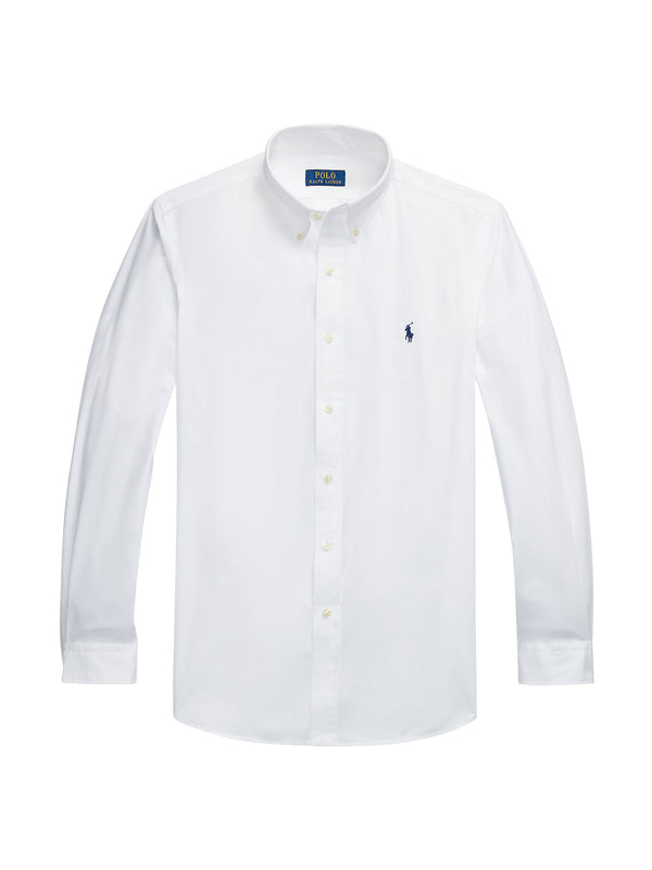 Camicia In Popeline Stretch
