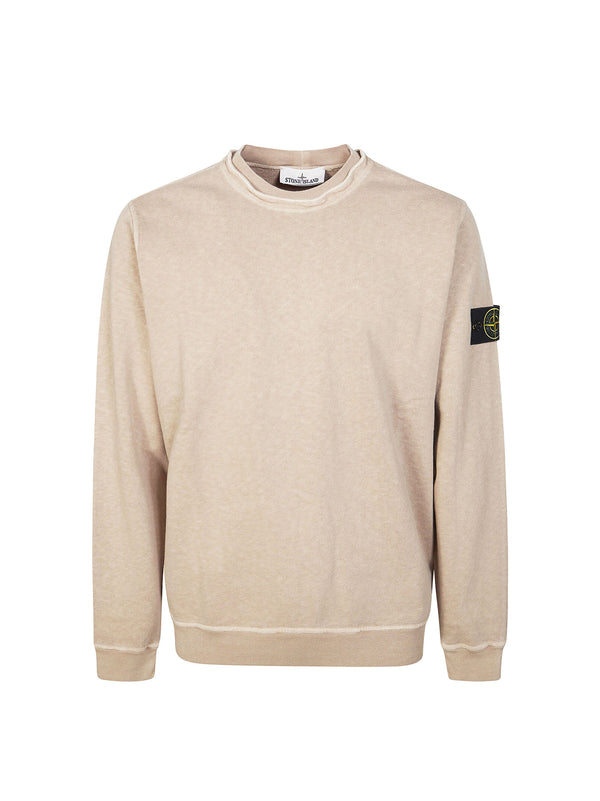 FELPA MALFILÉ FLEECE OLD EFFECT-STONE ISLAND-L1S156100034S0060 V019A