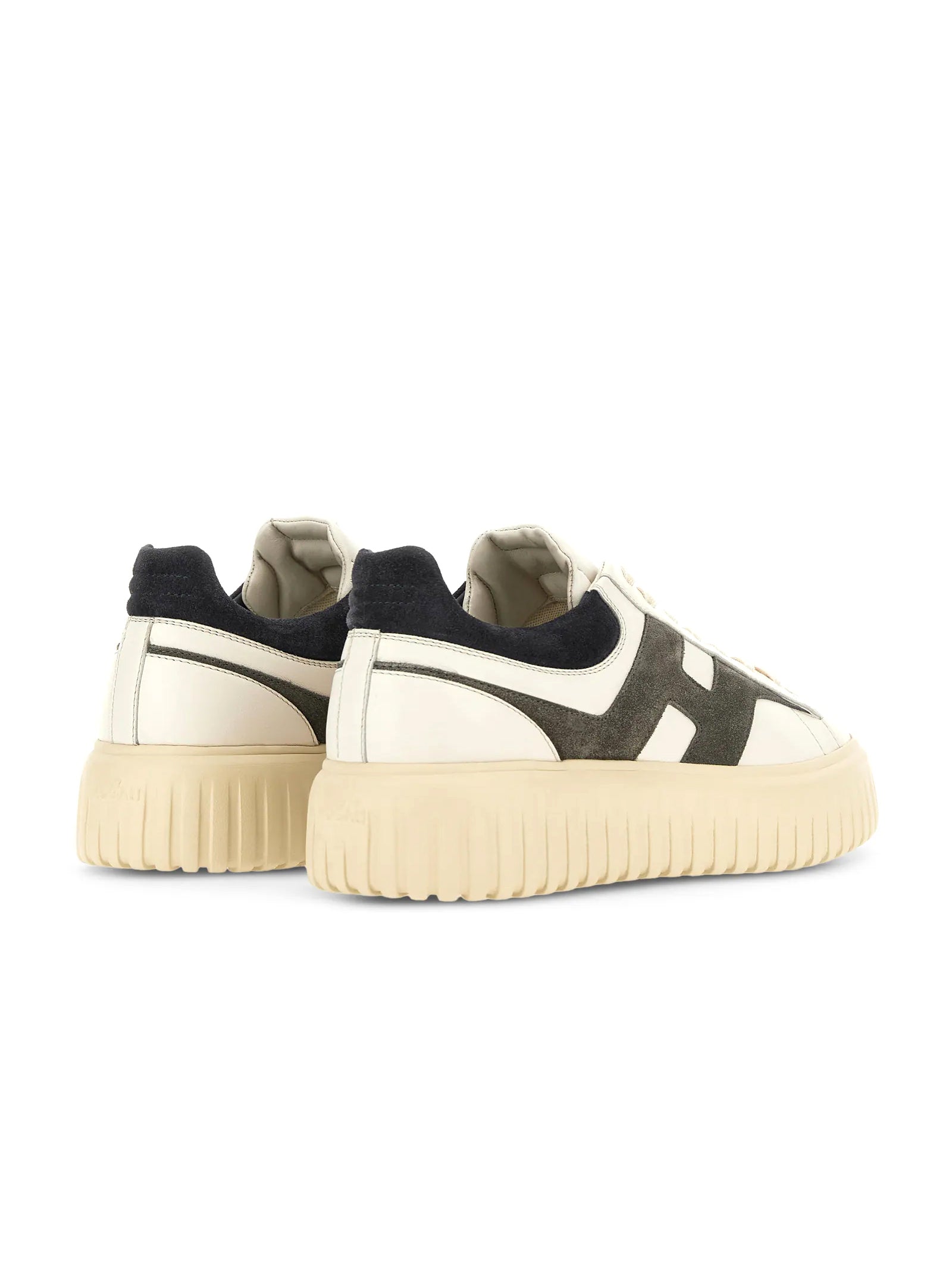 Hogan Sneakers H-Stripes Avorio Grigio-3