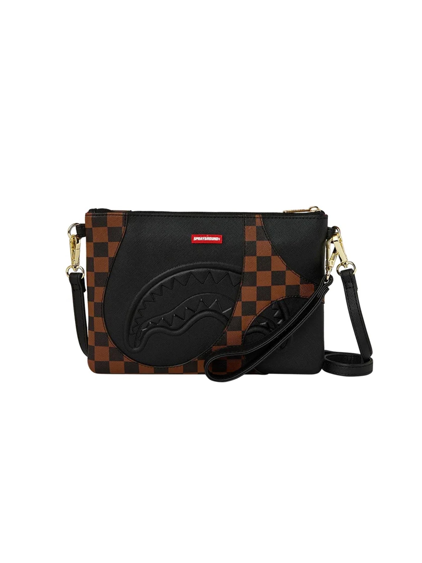 Pochette Jetstream Brown Crossover Clutch-1