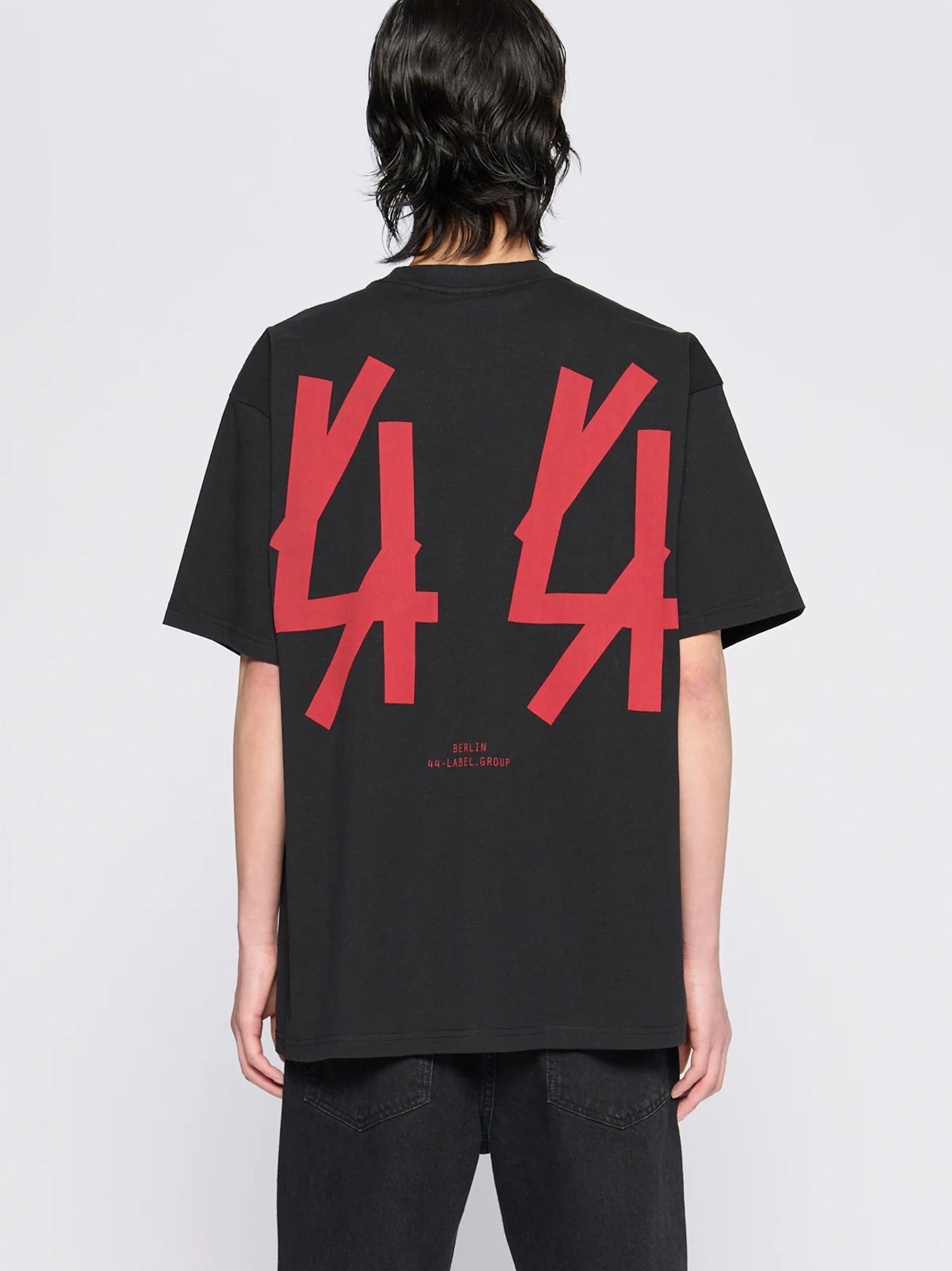 44 Label T-Shirt High Risk Nera-2