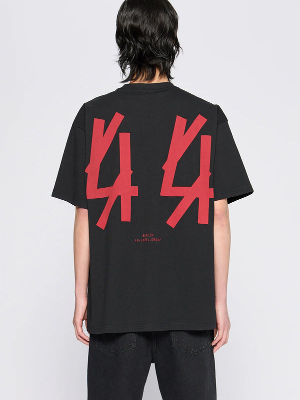 44 Label T-Shirt High Risk Nera-2