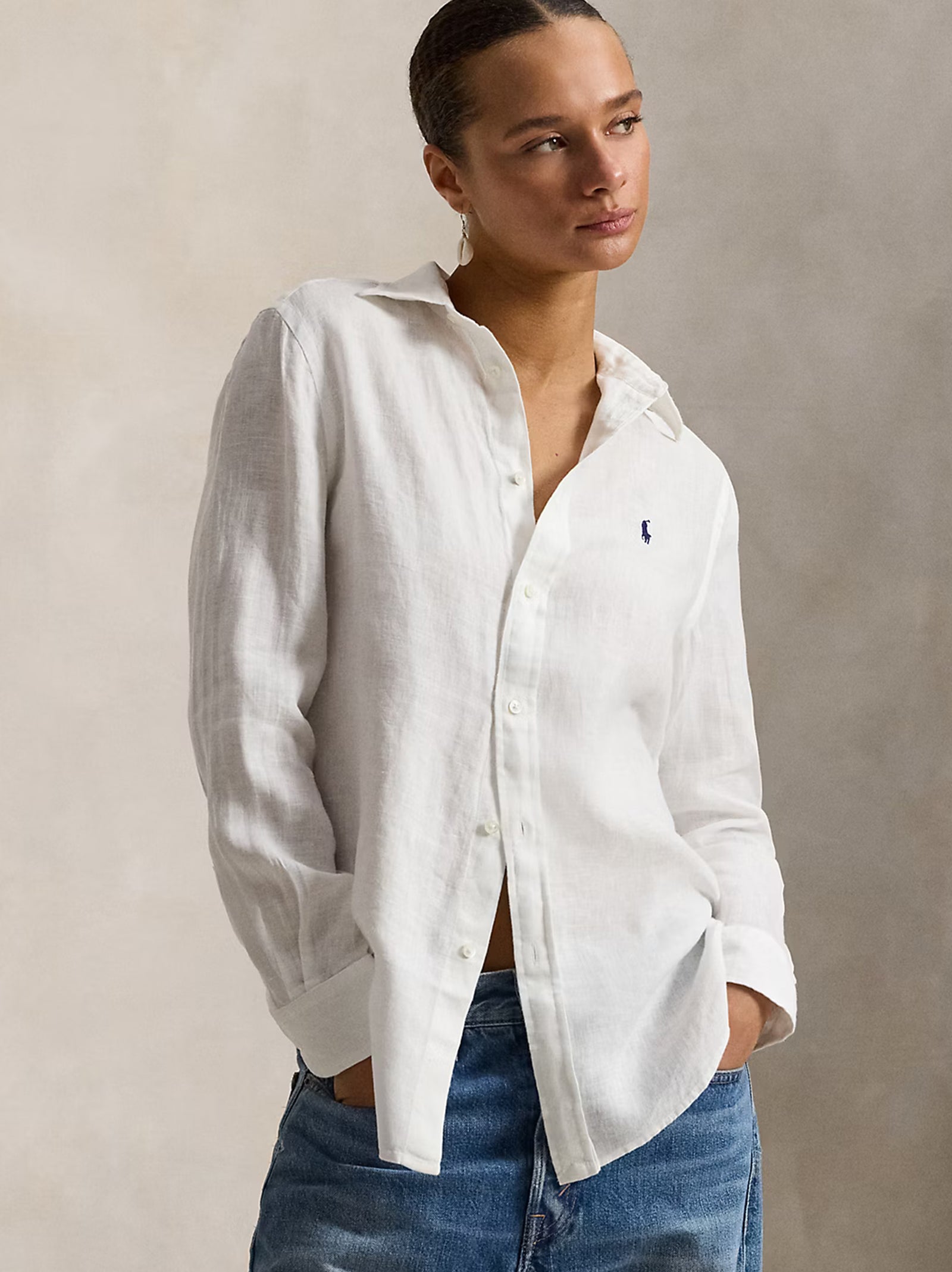 Camicia In Lino Classic-Fit-2