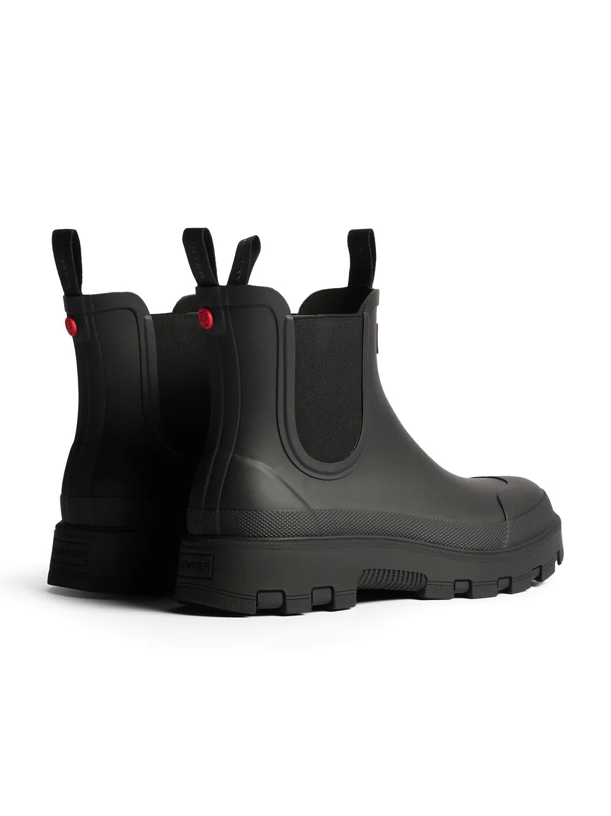 Hunter Stivaletti Elastic Chelsea Boot neri-3