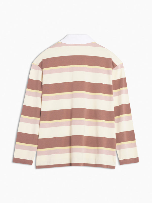 Striped Ls Oversize Polo-2
