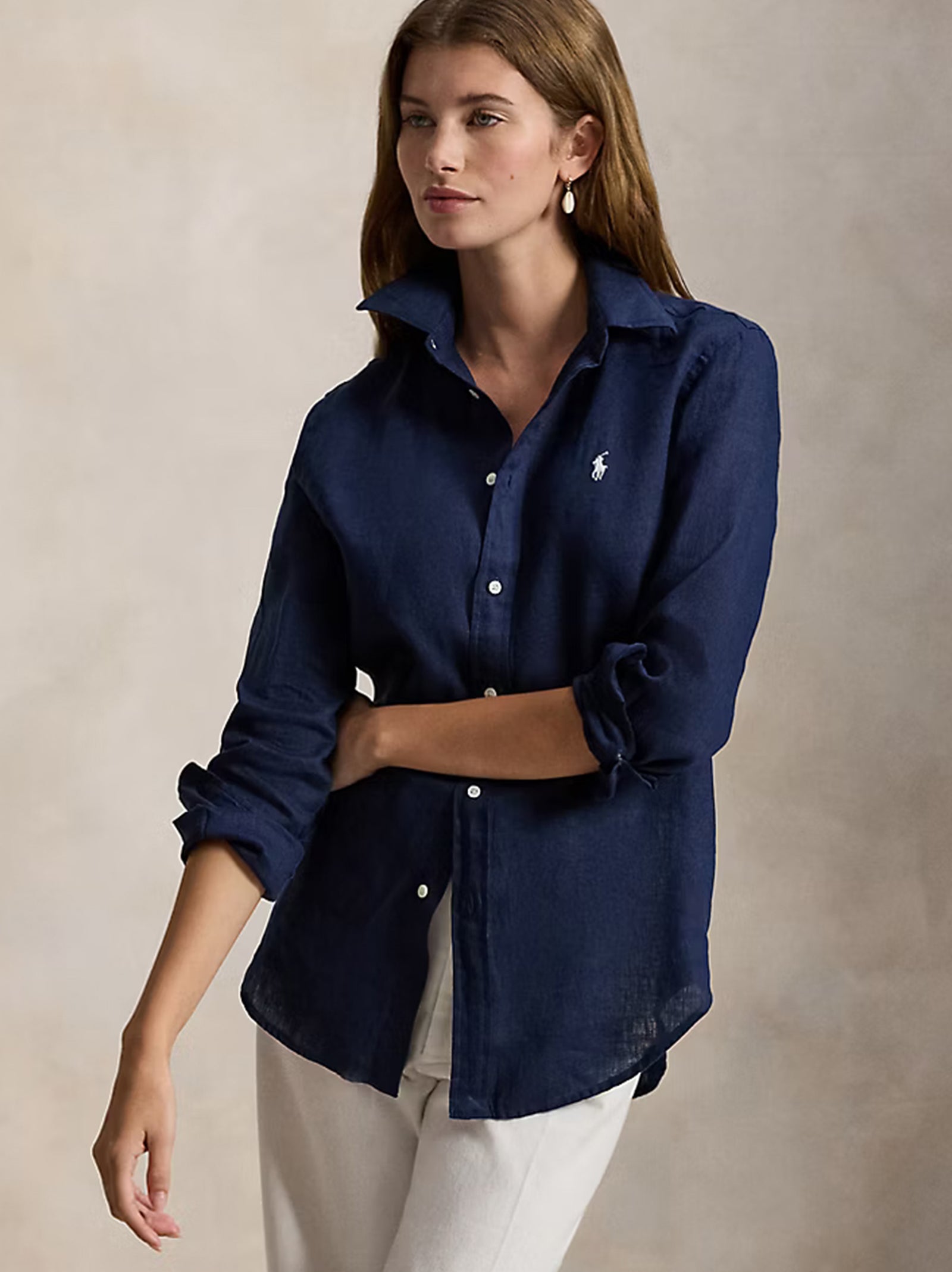 Camicia In Lino Classic-Fit-3