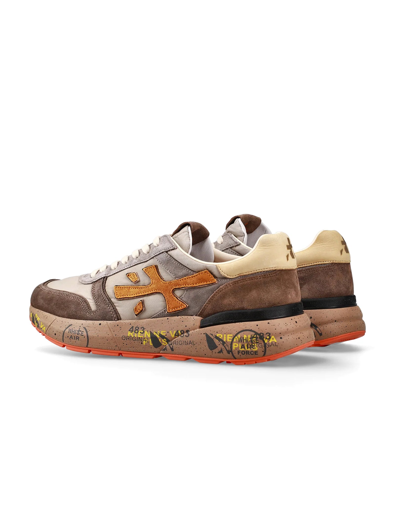 Premiata Sneakers Mickvar 7866 Taupe/Brown-3