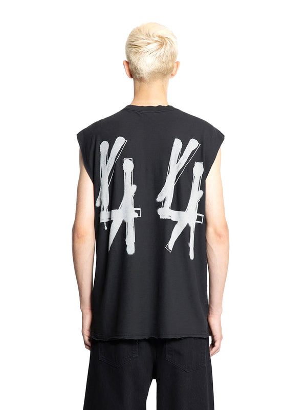44 Label T-Shirt Smanicata Nera Graff Sl-2