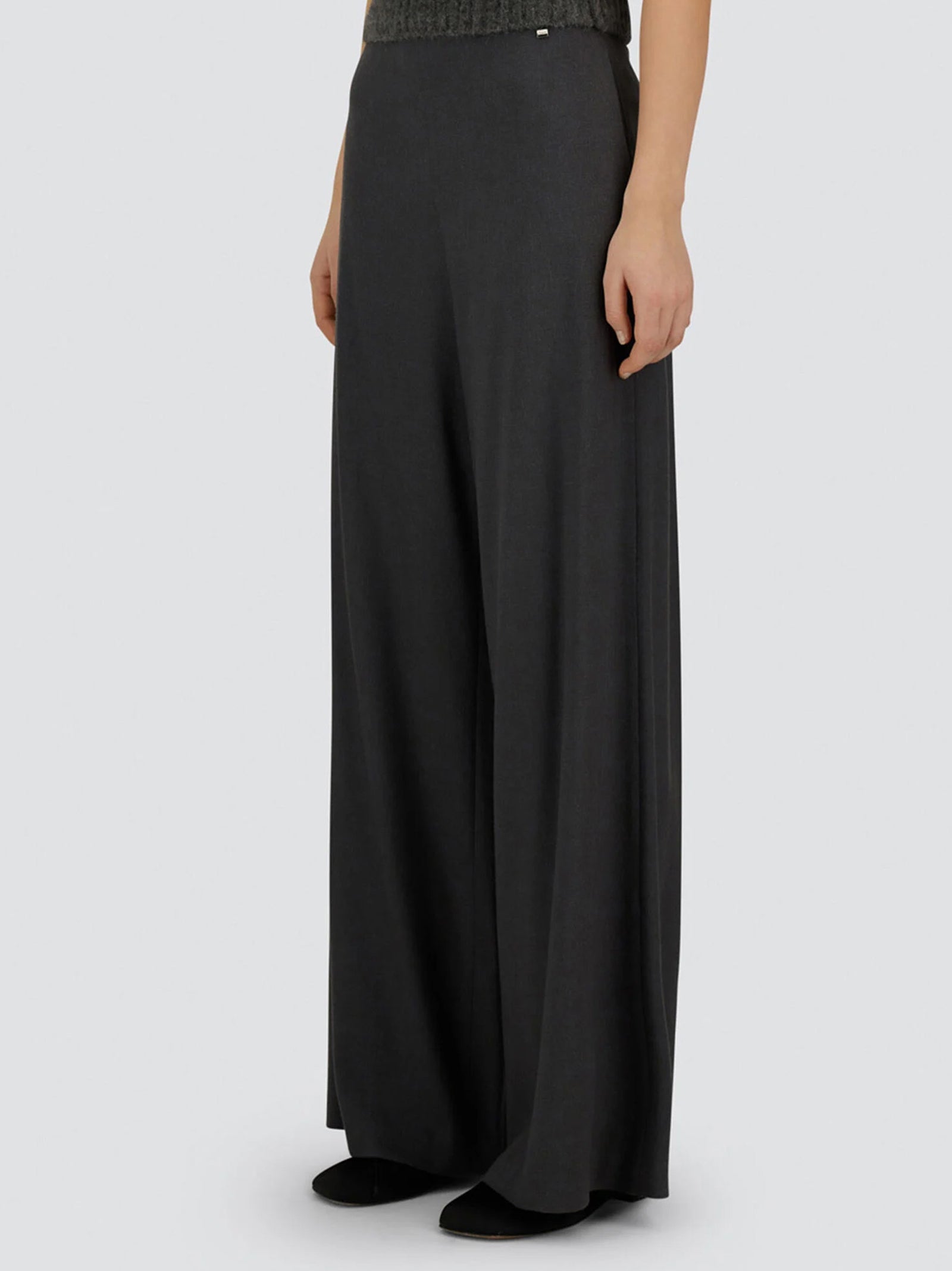 Herno Pantaloni Resort In Melange Flannel-2