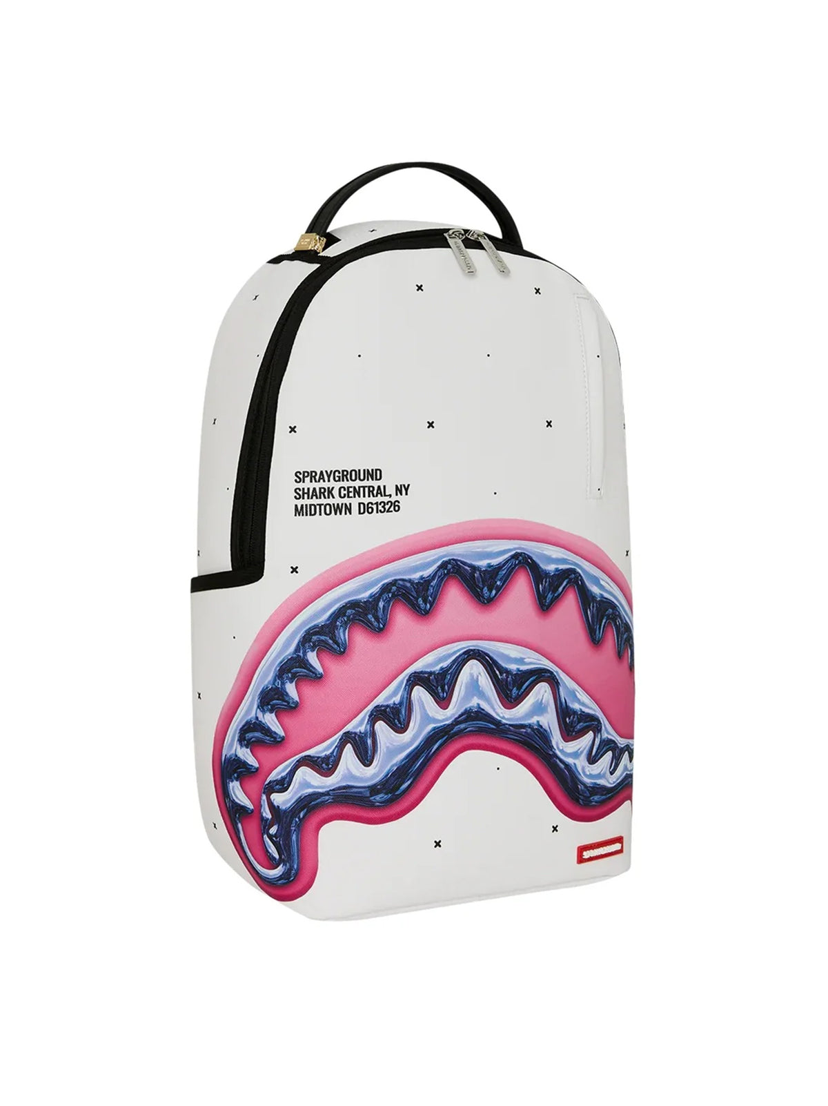 Sprayground Zaino Shark Central Liquid Chrome-2