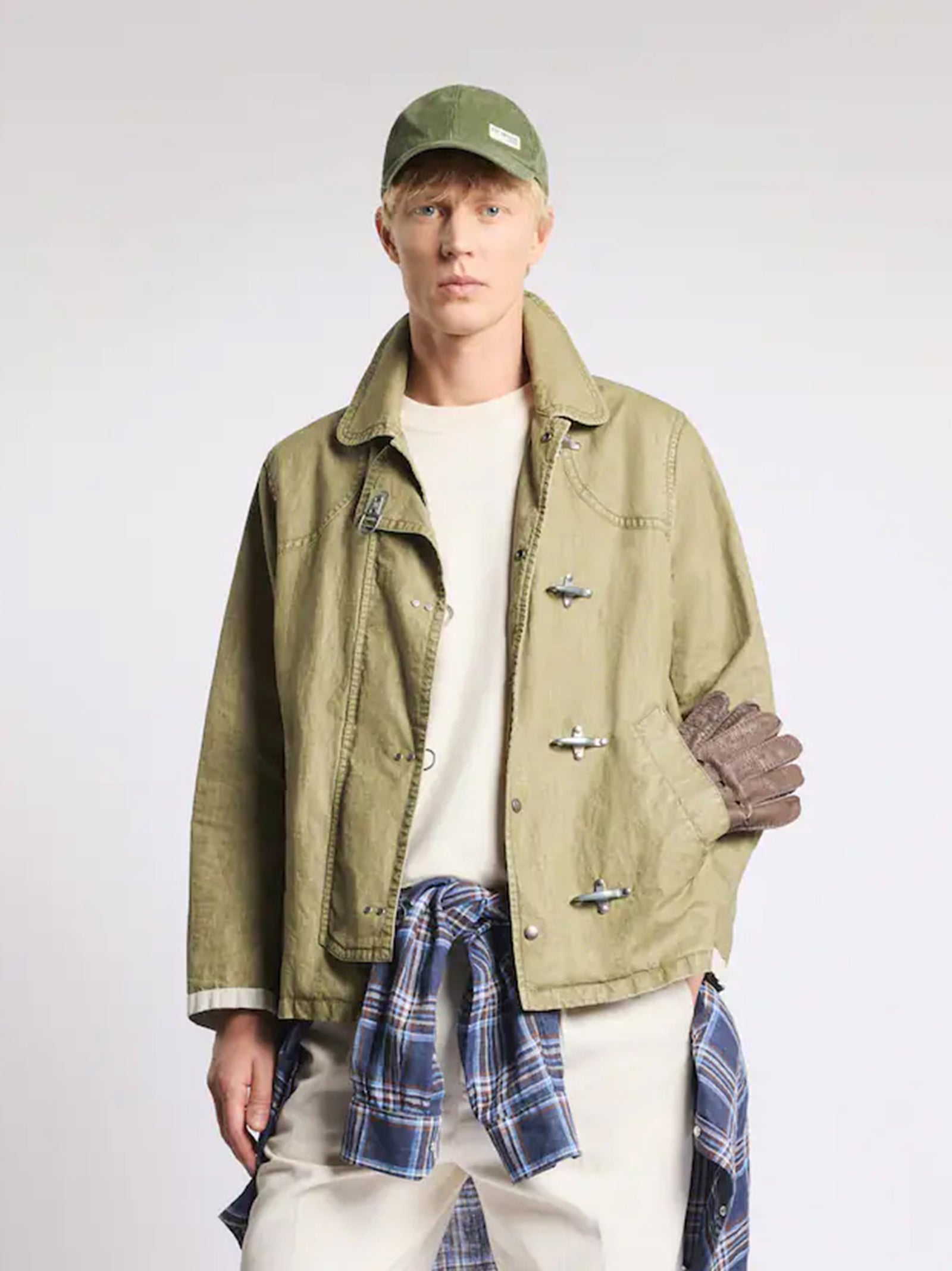 4 Ganci In Tela Di Lino DÉLavé  Fay Archive-5