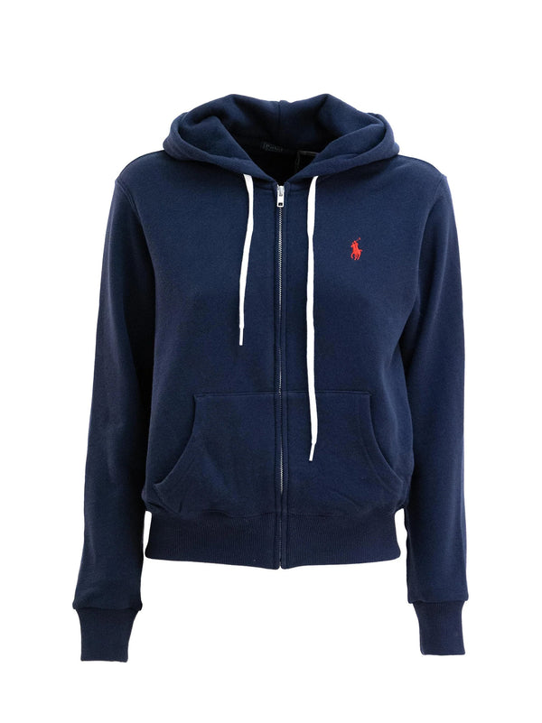 Felpa Con Cappuccio E Cerniera