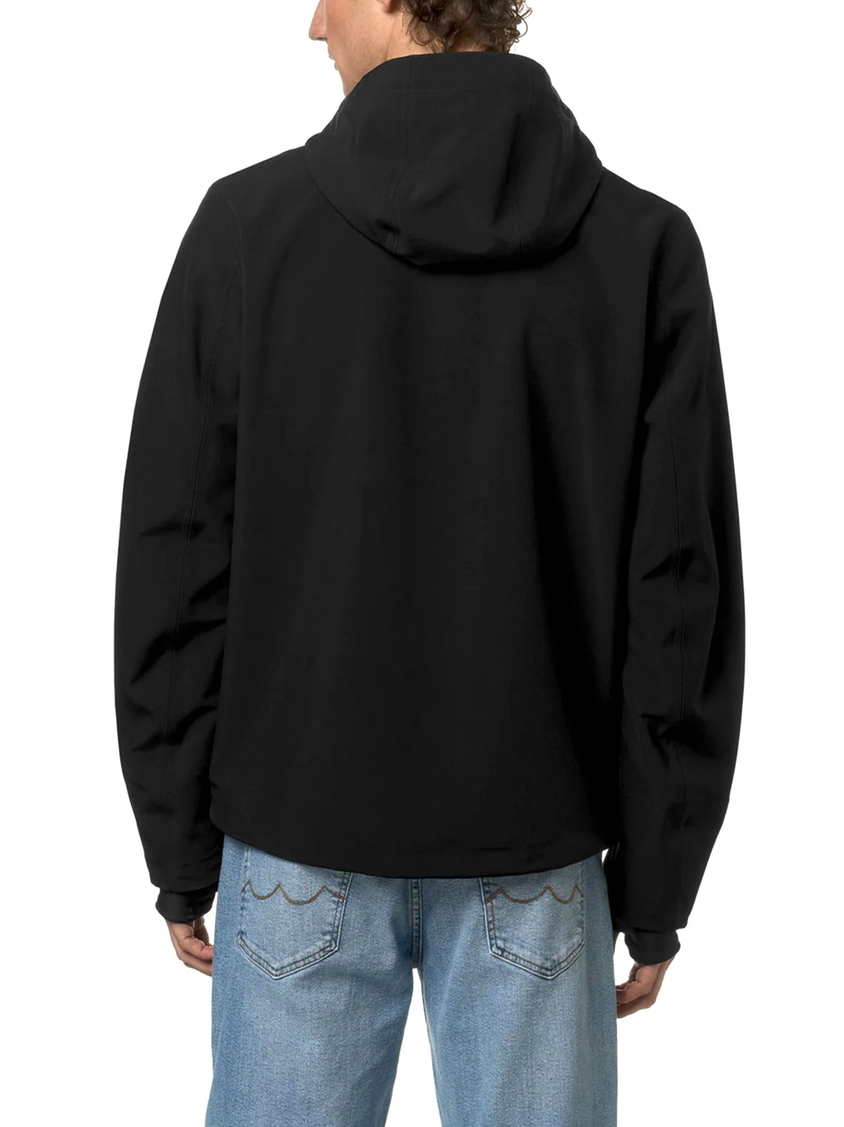 K-Way Giacca Jacko Bonded Jersey nera-2