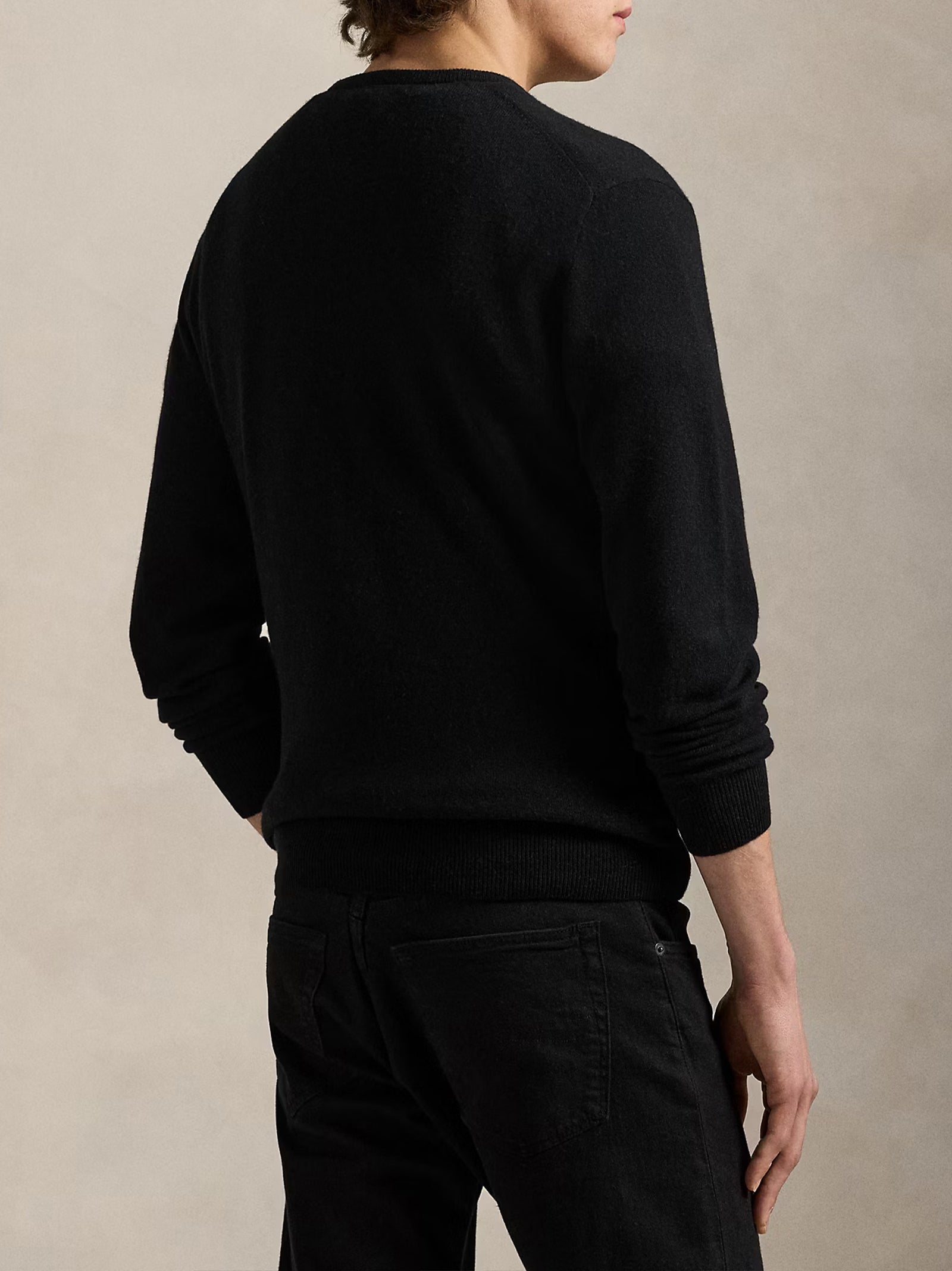 Polo Ralph Lauren Maglia In Lana A Girocollo Black-3