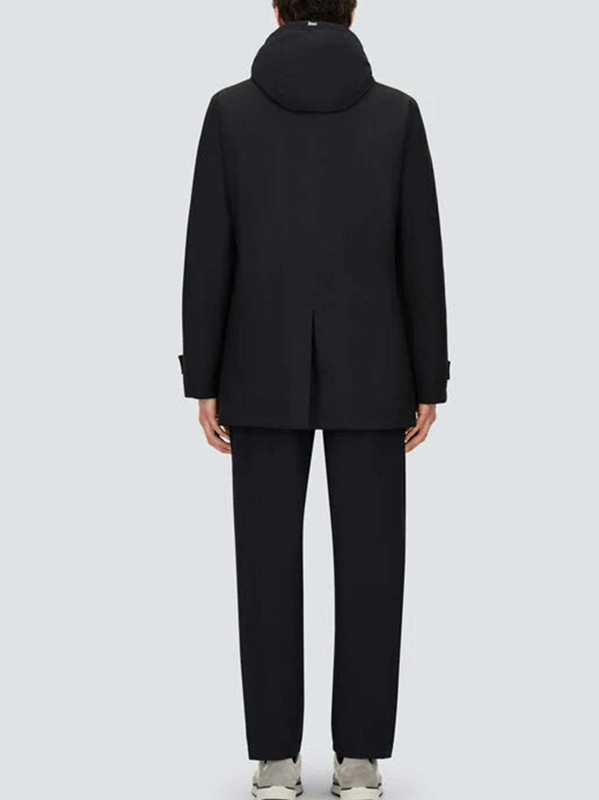 Herno Parka lungo in 2 Layer Windstopper nero-3