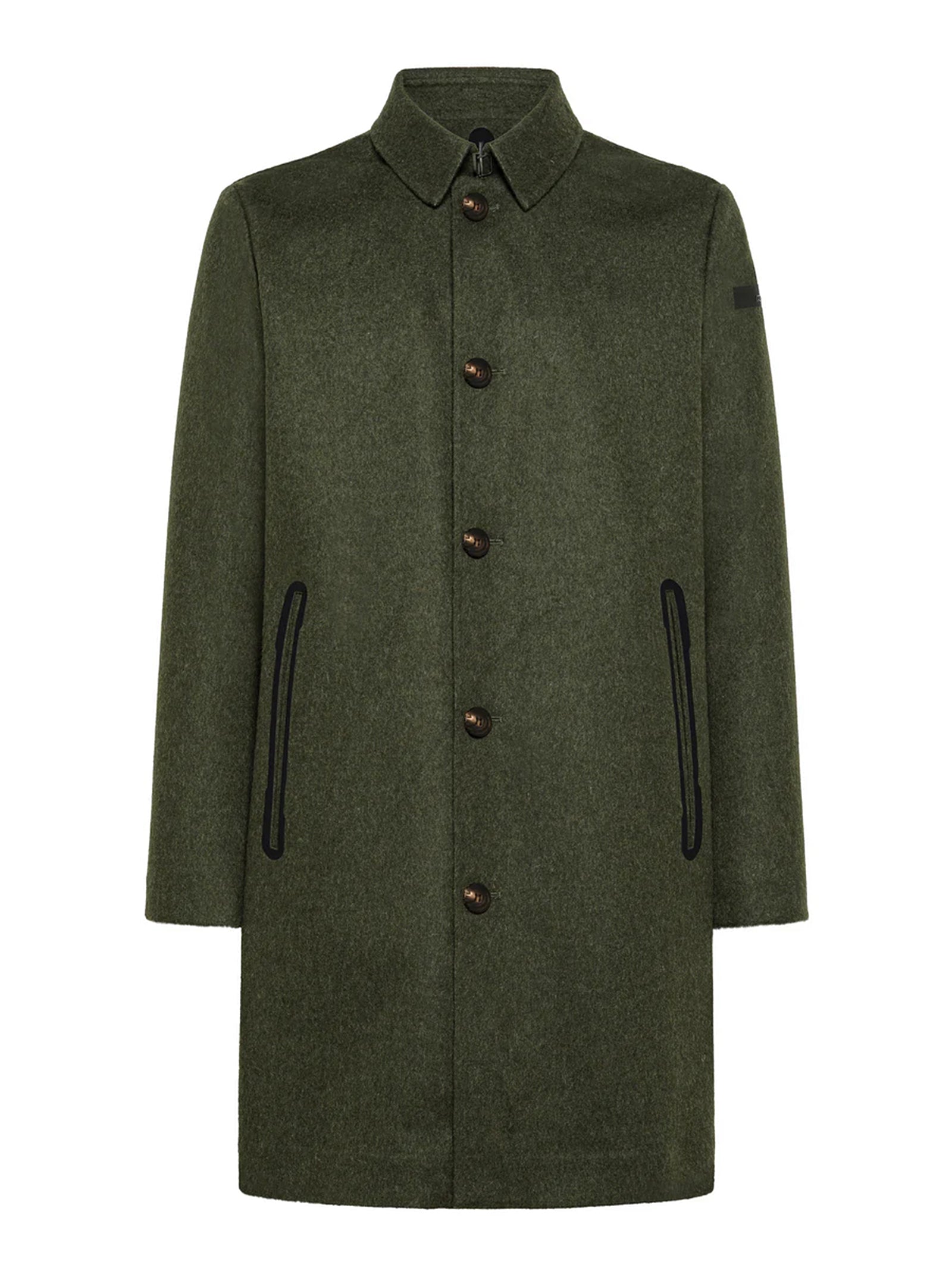 Rrd Loden Floating Coat Jkt Verde-1