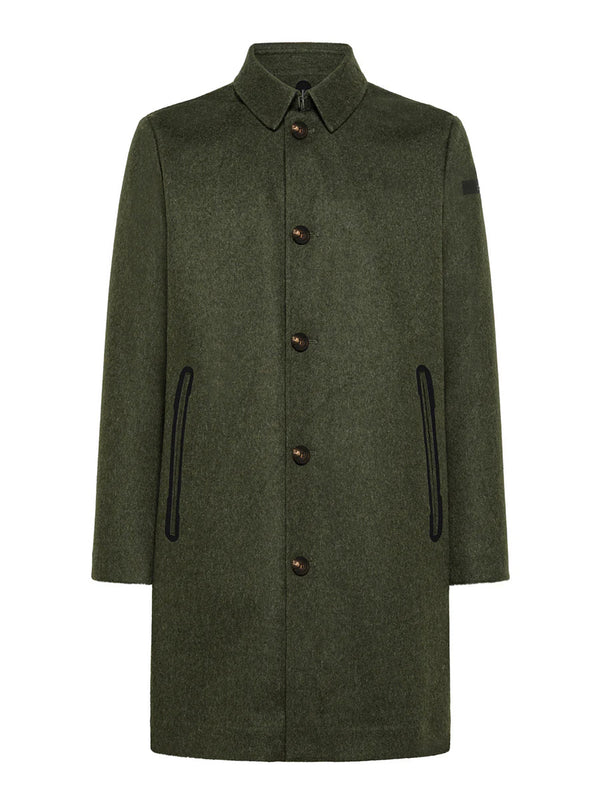 Rrd Loden Floating Coat Jkt Verde