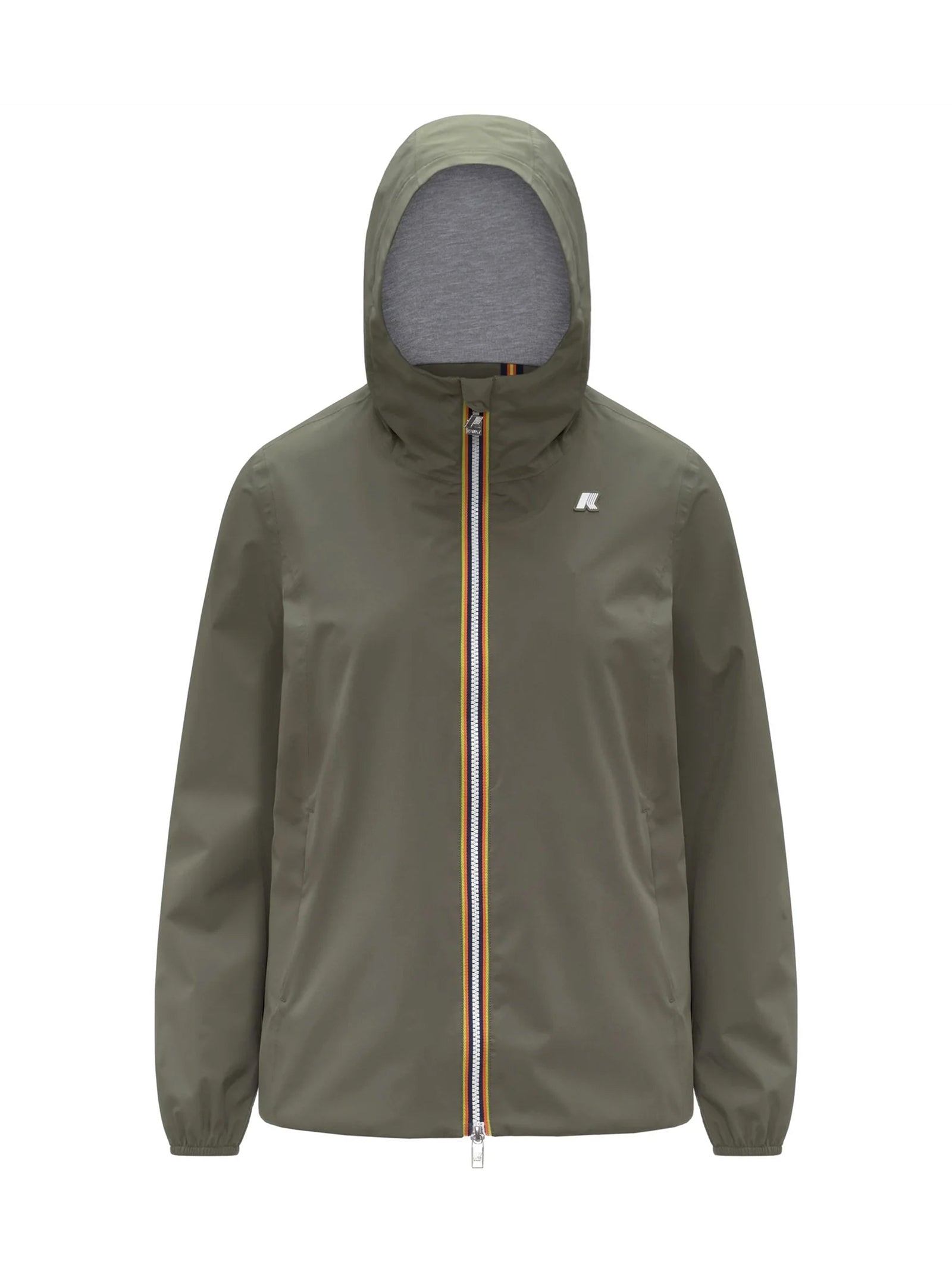 Marguerite Stretch Poly Jersey Green Lichen-1