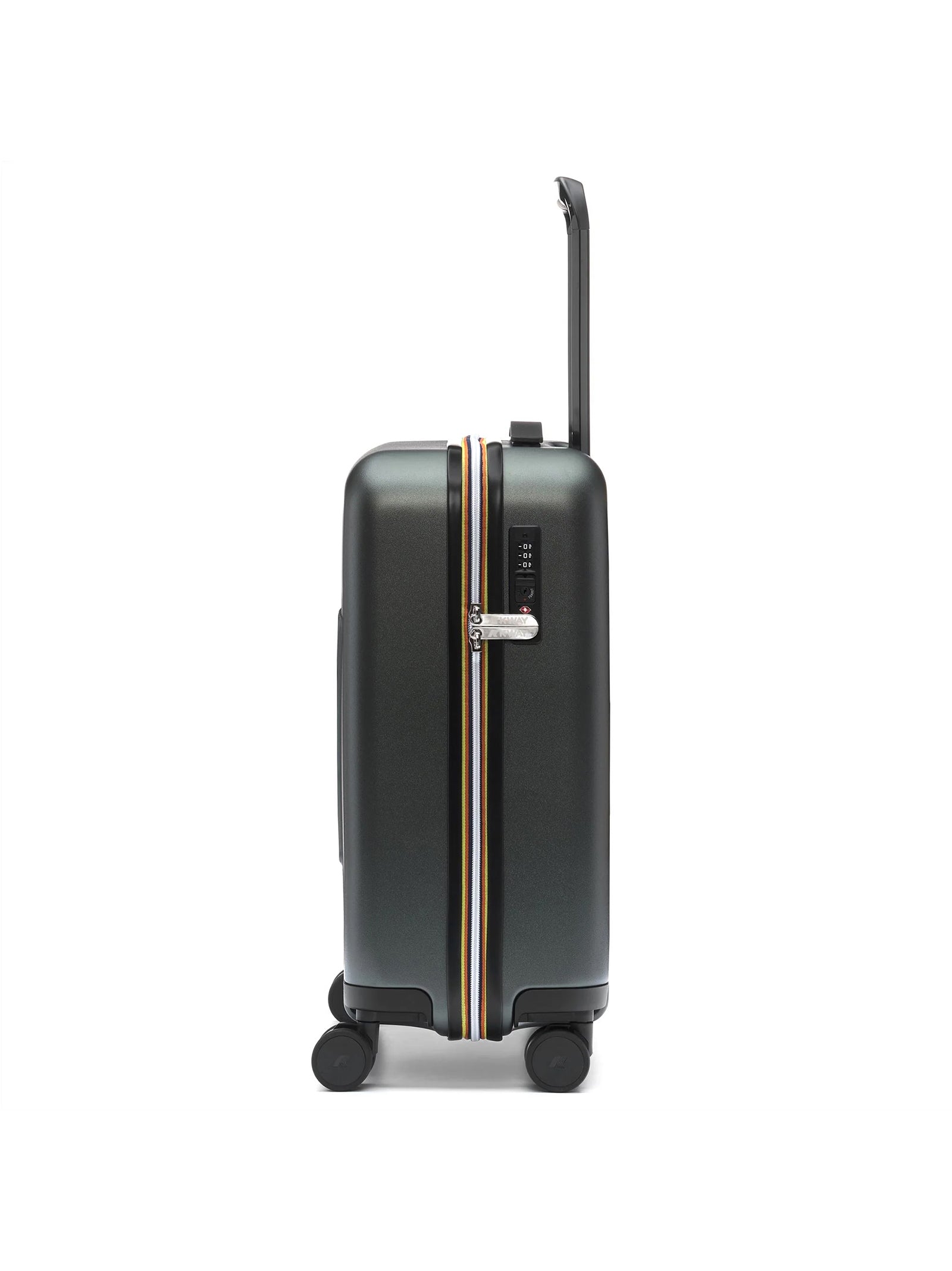 K-Way Trolley Eudoxie Logo Green Blackish-2