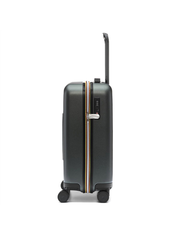 K-Way Trolley Eudoxie Logo Green Blackish-2