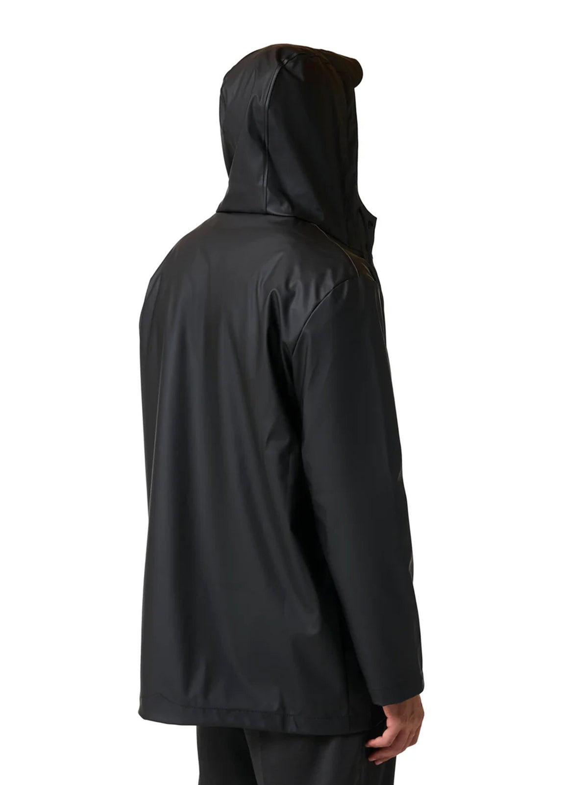 Hunter Jo Pu Raincoat Nera-2