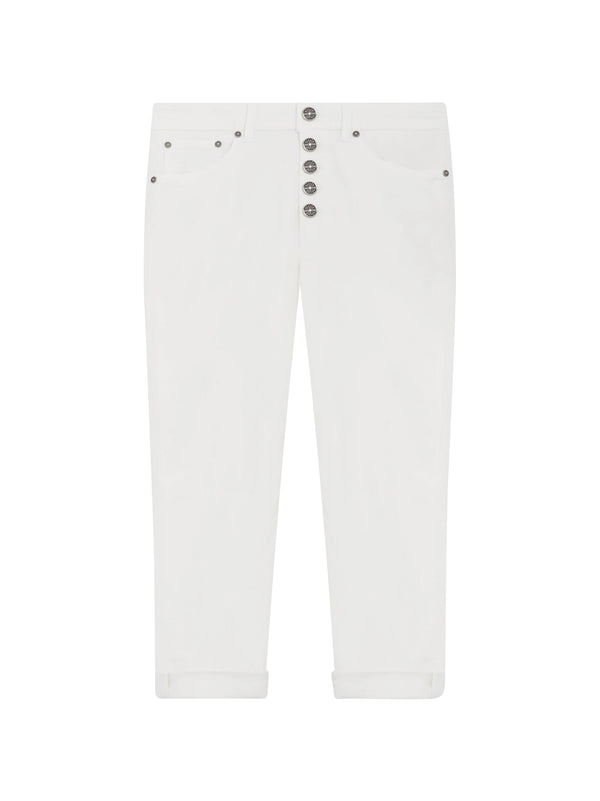 Dondup Pantaloni Koons Loose In Velluto Cotone E Lyocell