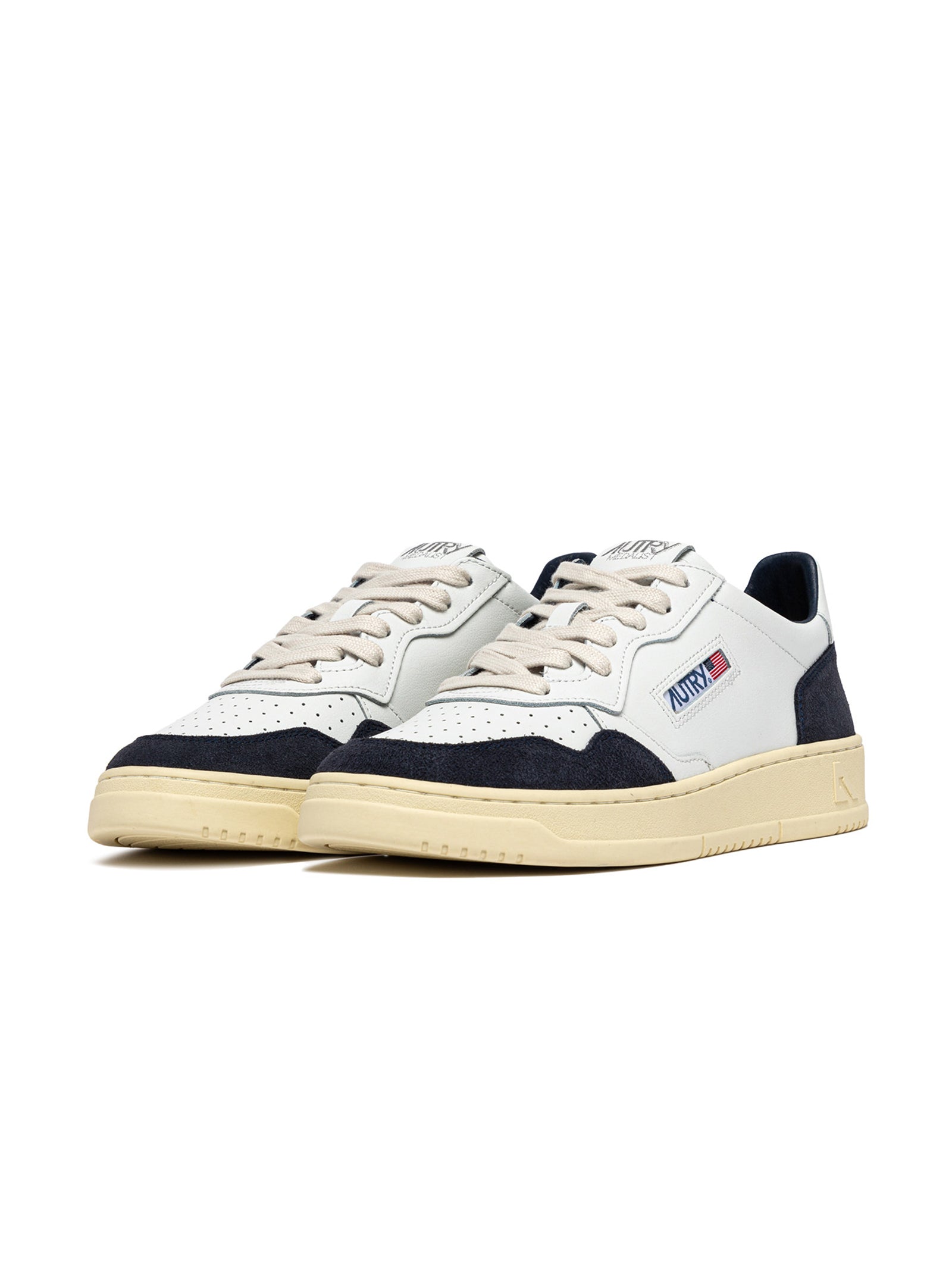Autry Medalist Low Man Leat Suede-2