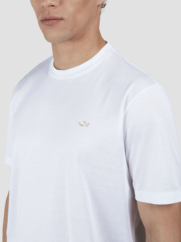 T-Shirt In Cotone Perlé-2