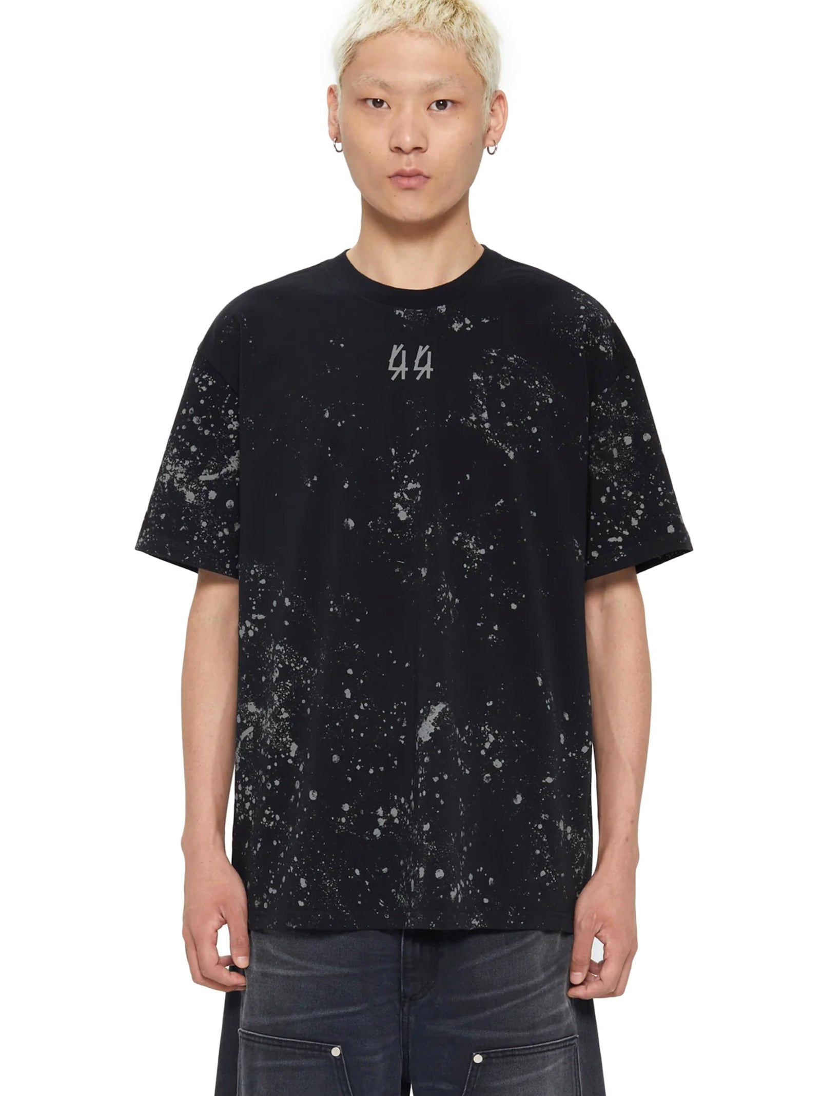 44 Label T-Shirt Jersey Nera Mud Tee-1