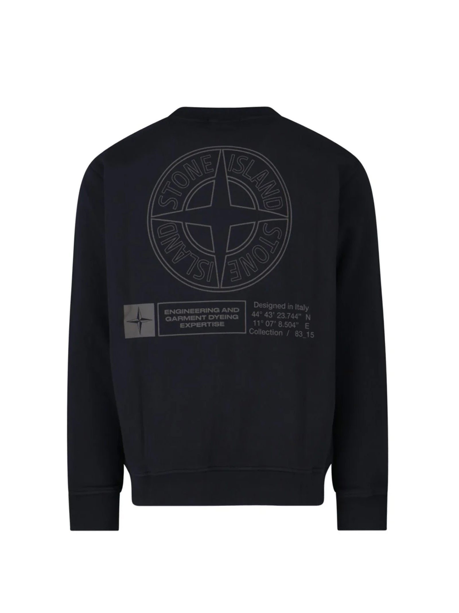 Stone Island Felpa Girocollo Oversize Con Stampa 'industrial Four'-2
