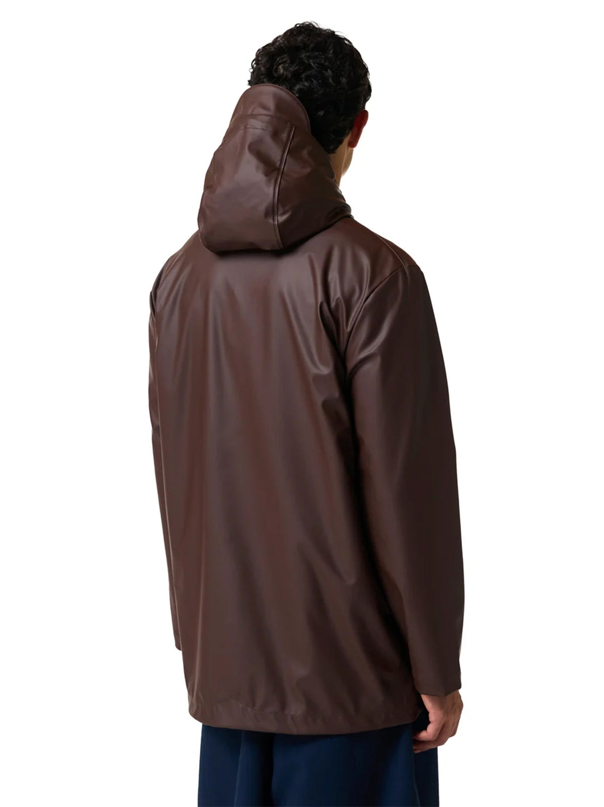 Giubbino Jo Pu Raincoat Cioccolato-2
