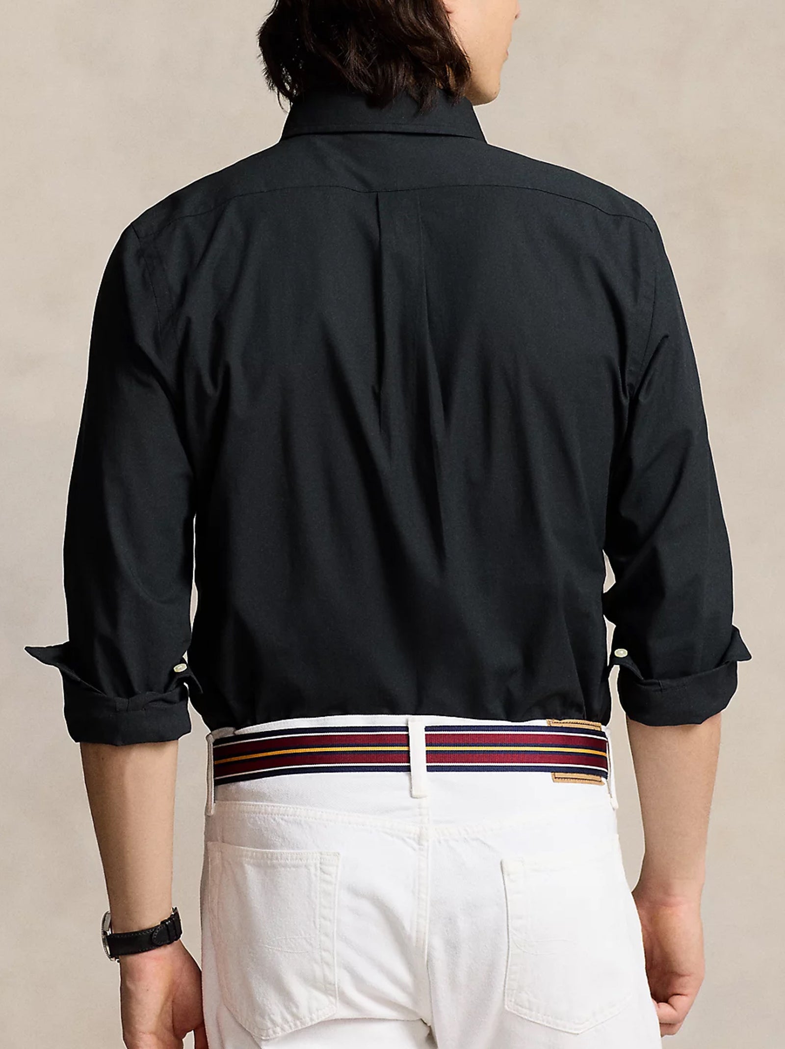 Camicia In Popeline Stretch-3