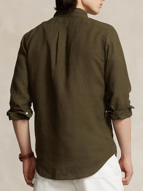 Slim-fit linen shirt-2
