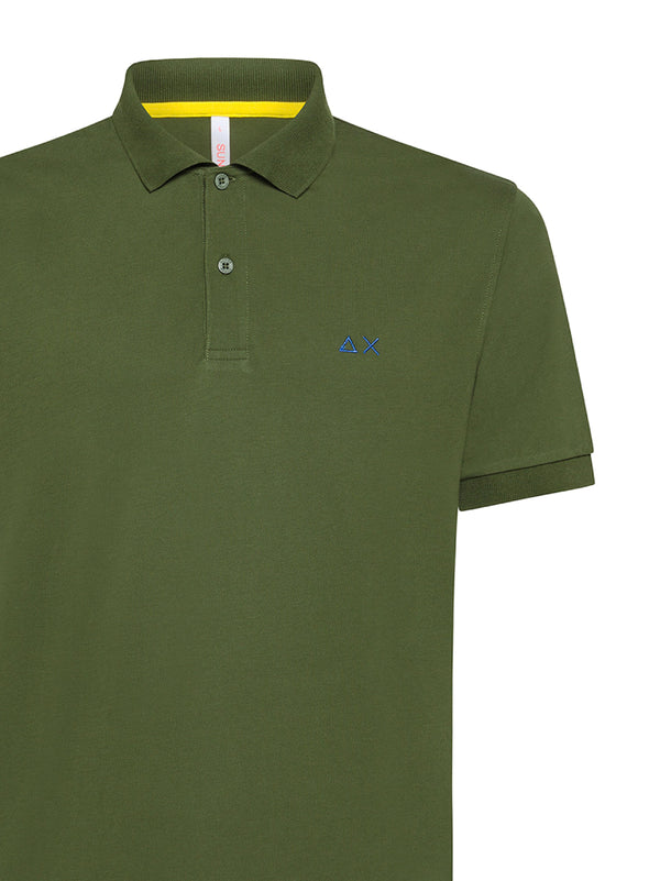 Solid Regular Short Sleeve Polo Shirt-2