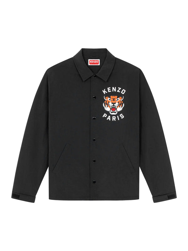 Lucky Tiger Quilted Coach Jacket