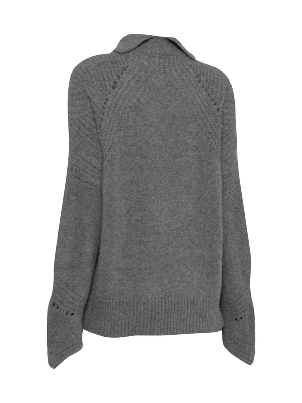 Ls High Neck Sweater-2