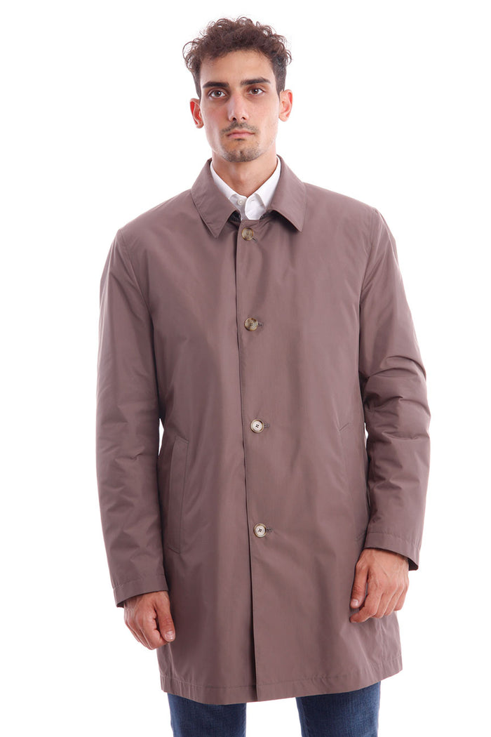 Schneiders Beige Raincoat In Technical Fabric-1