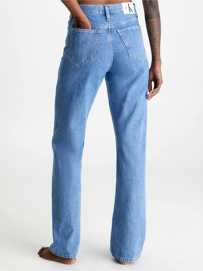 Straight High Waist Jeans-3