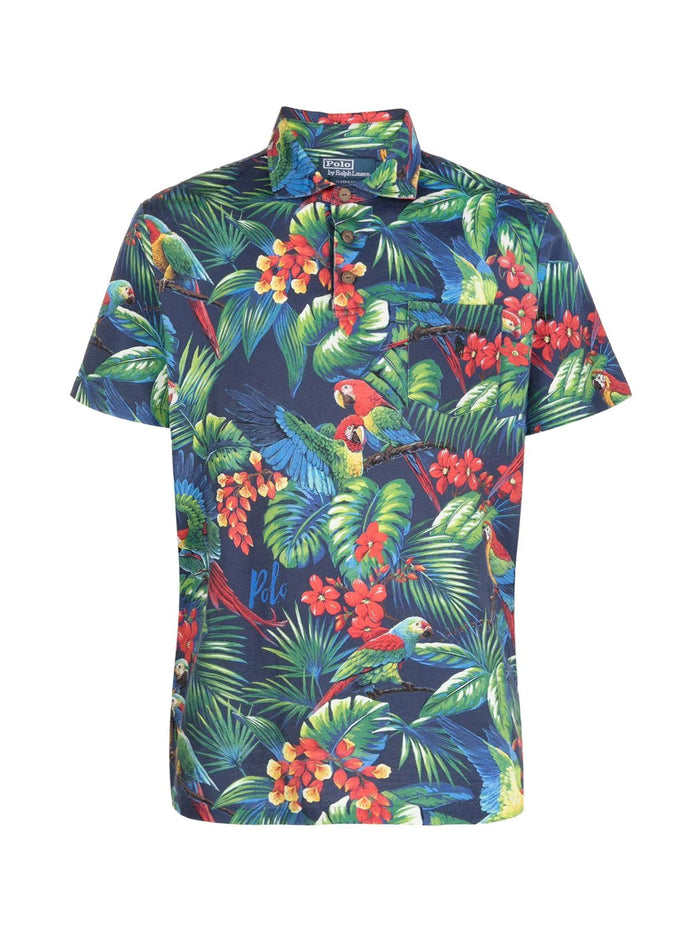 Tropical Pattern Polo-1