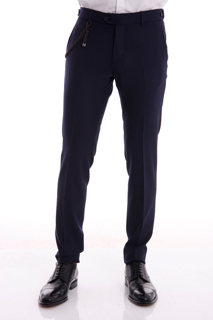 Berwch Pantaloni Blu Navy-1