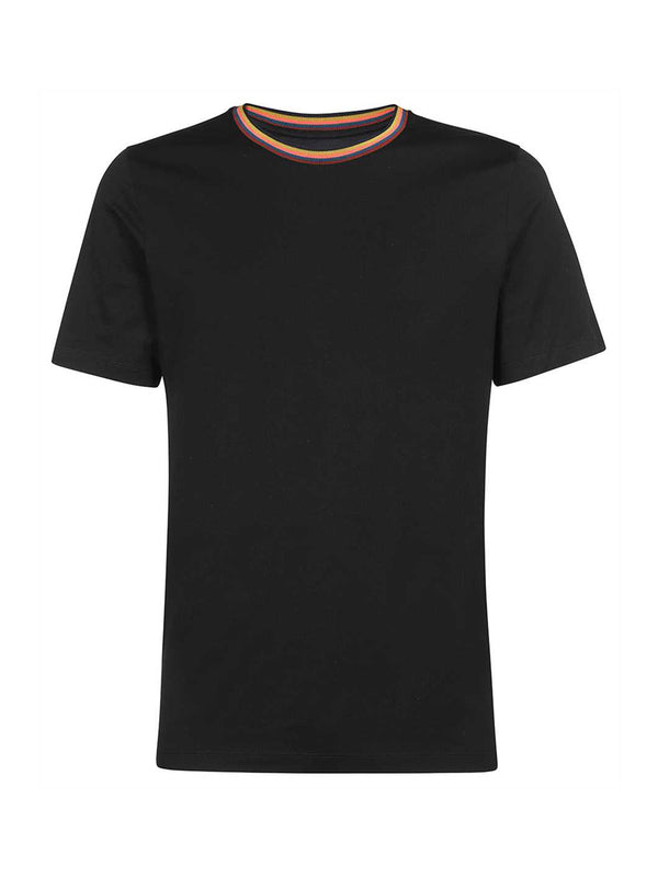 Artist Striped Neck T-shirt