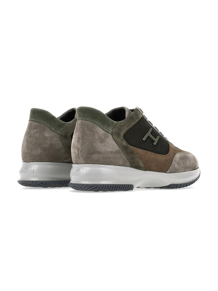 Interactive Sneakers Brown Green Gray-3