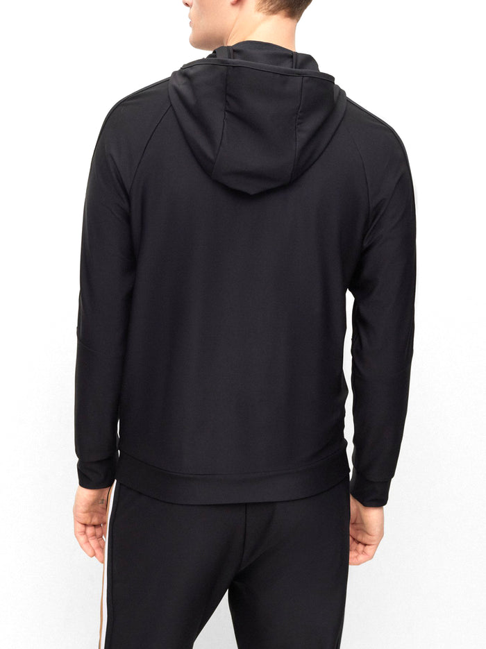 Stretch Jersey Hooded Sweatshirt-3