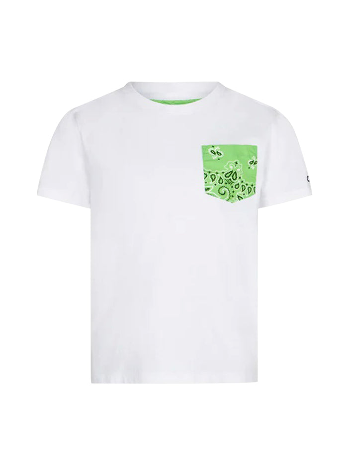 Kea T-shirt White/green-1